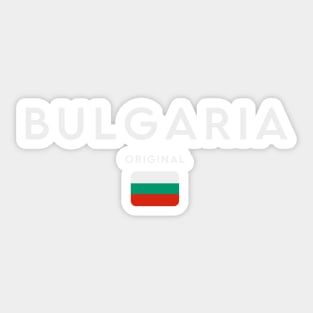 Bulgaria flag, bulgarian flag Sticker